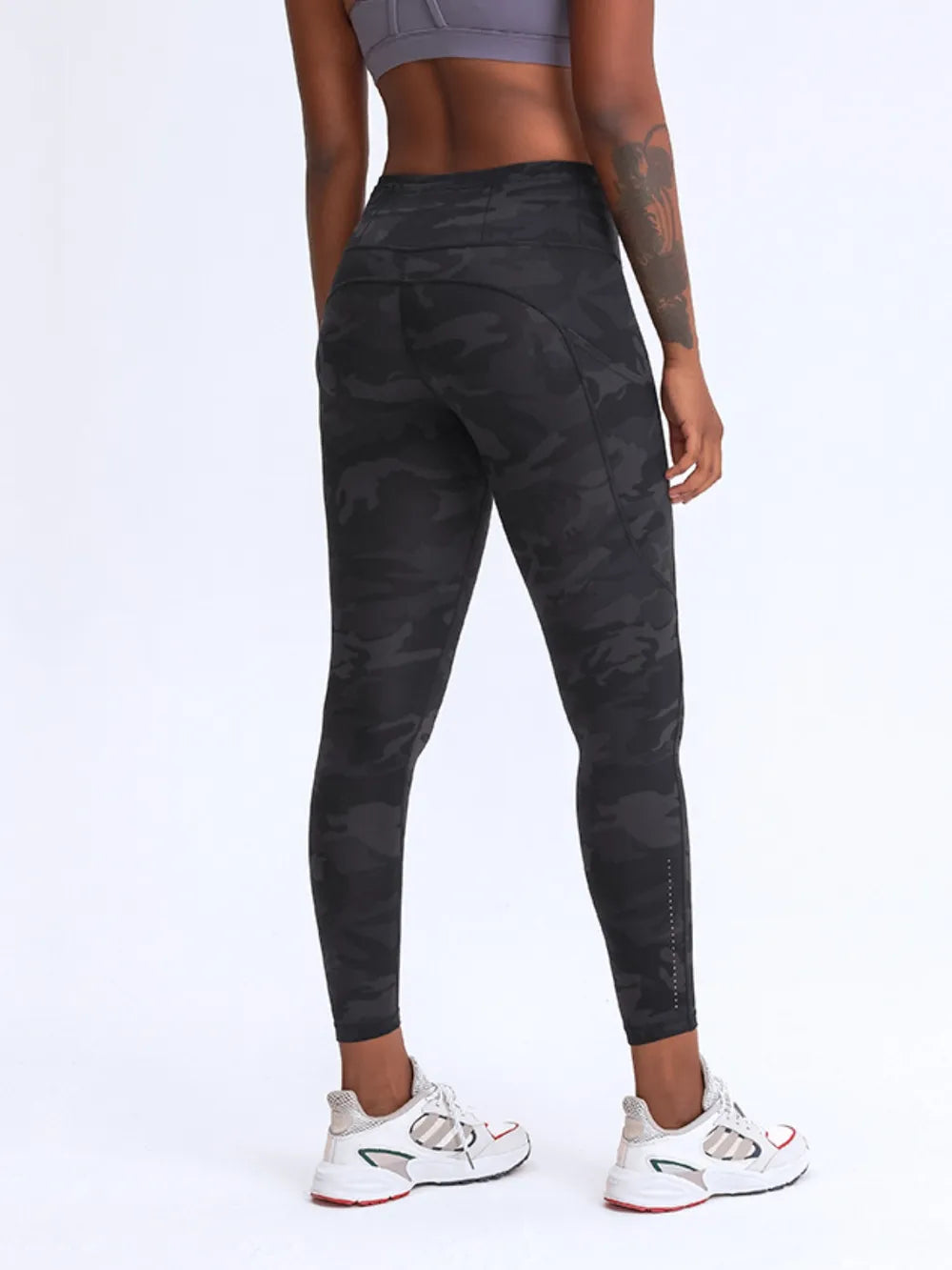 Millennia Wide Waistband Leggings with Pockets - Lilixa.store