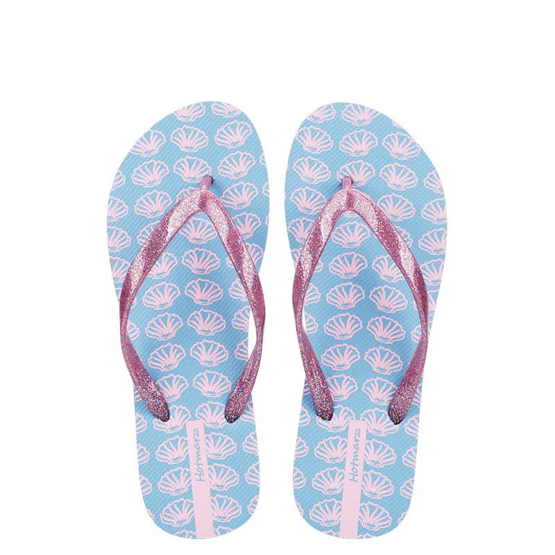 Tropical Print Summer Slippers - Lilixa.store