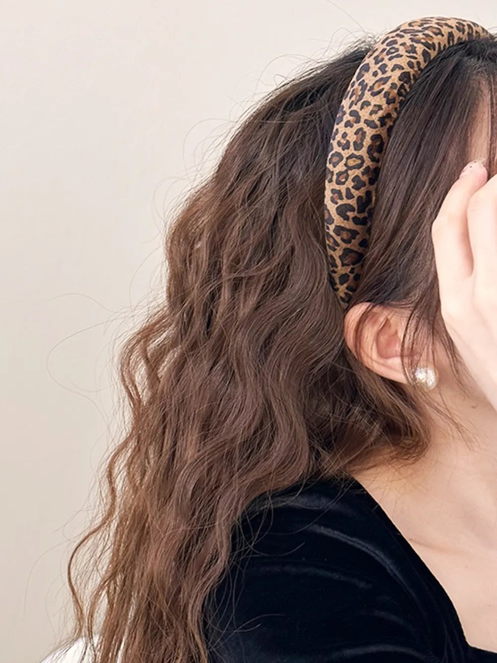 Leopard Polyester Wide Headband - Lilixa.store