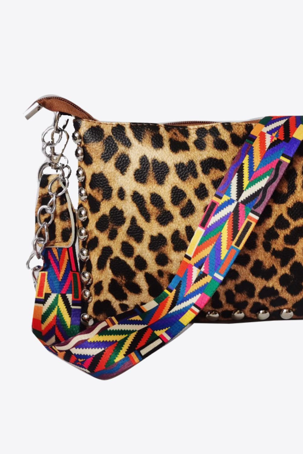 Adored PU Leather Studded Shoulder Bag - Lilixa.store