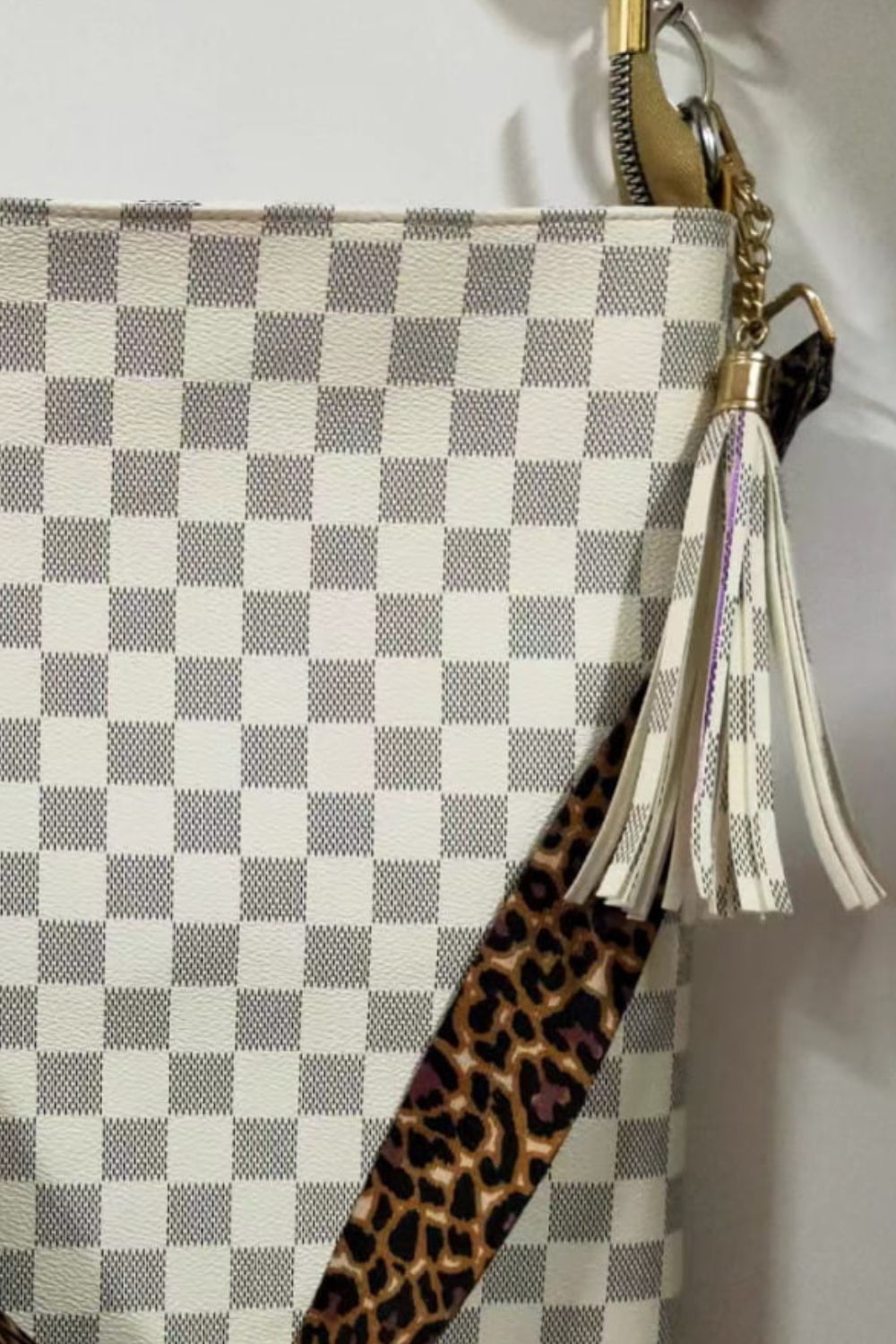 Adored PU Leather Shoulder Bag with Tassel - Lilixa.store
