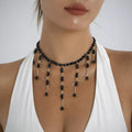 Beaded Choker Necklace with Draping Chains – image 1 | Lilixa Spooky Season