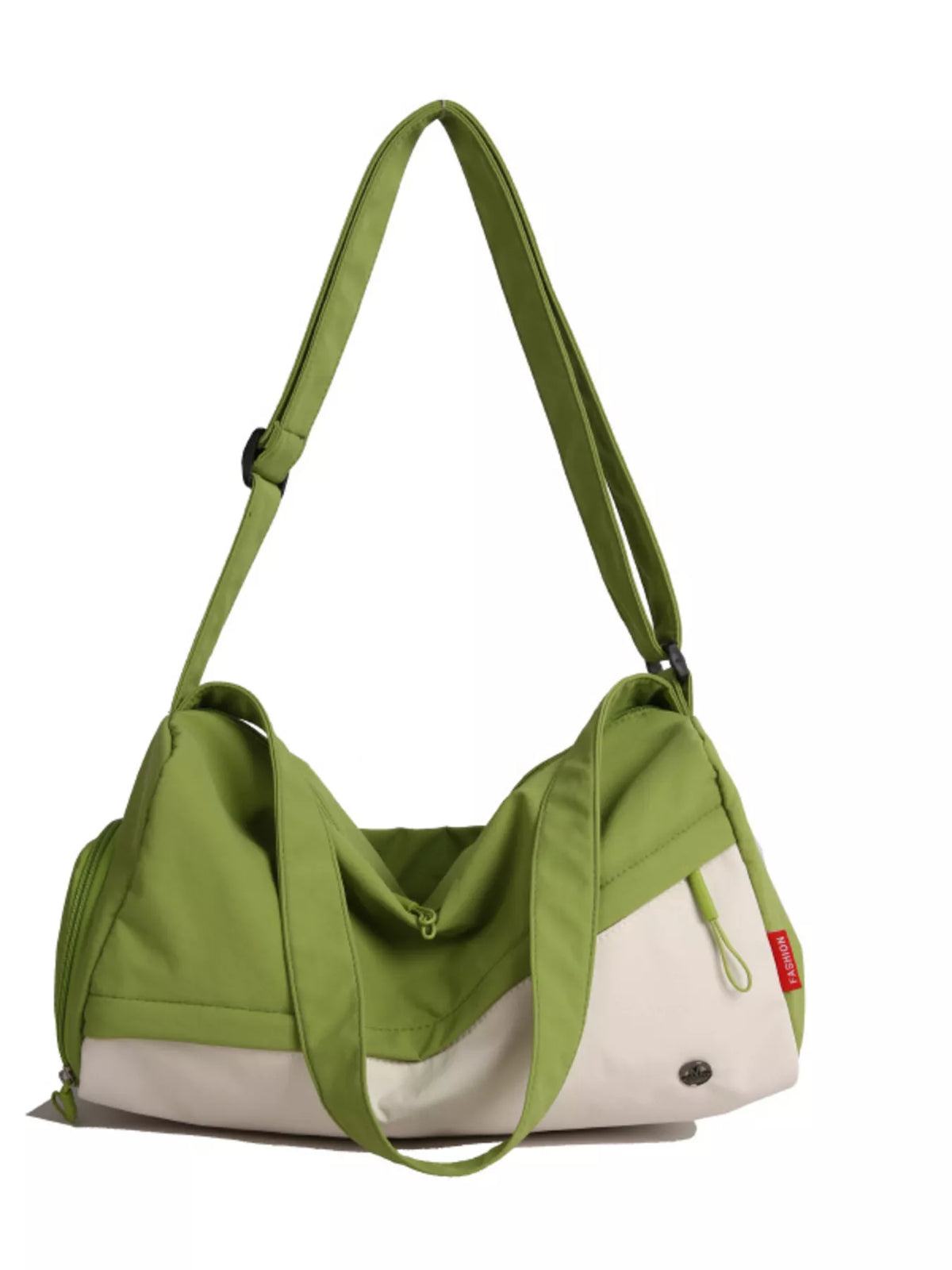 Color Block Travel Bag in Green, view 7