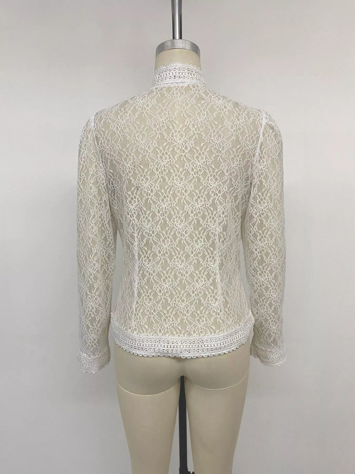 Lace Chinese Style Button Shirt - Lilixa.store