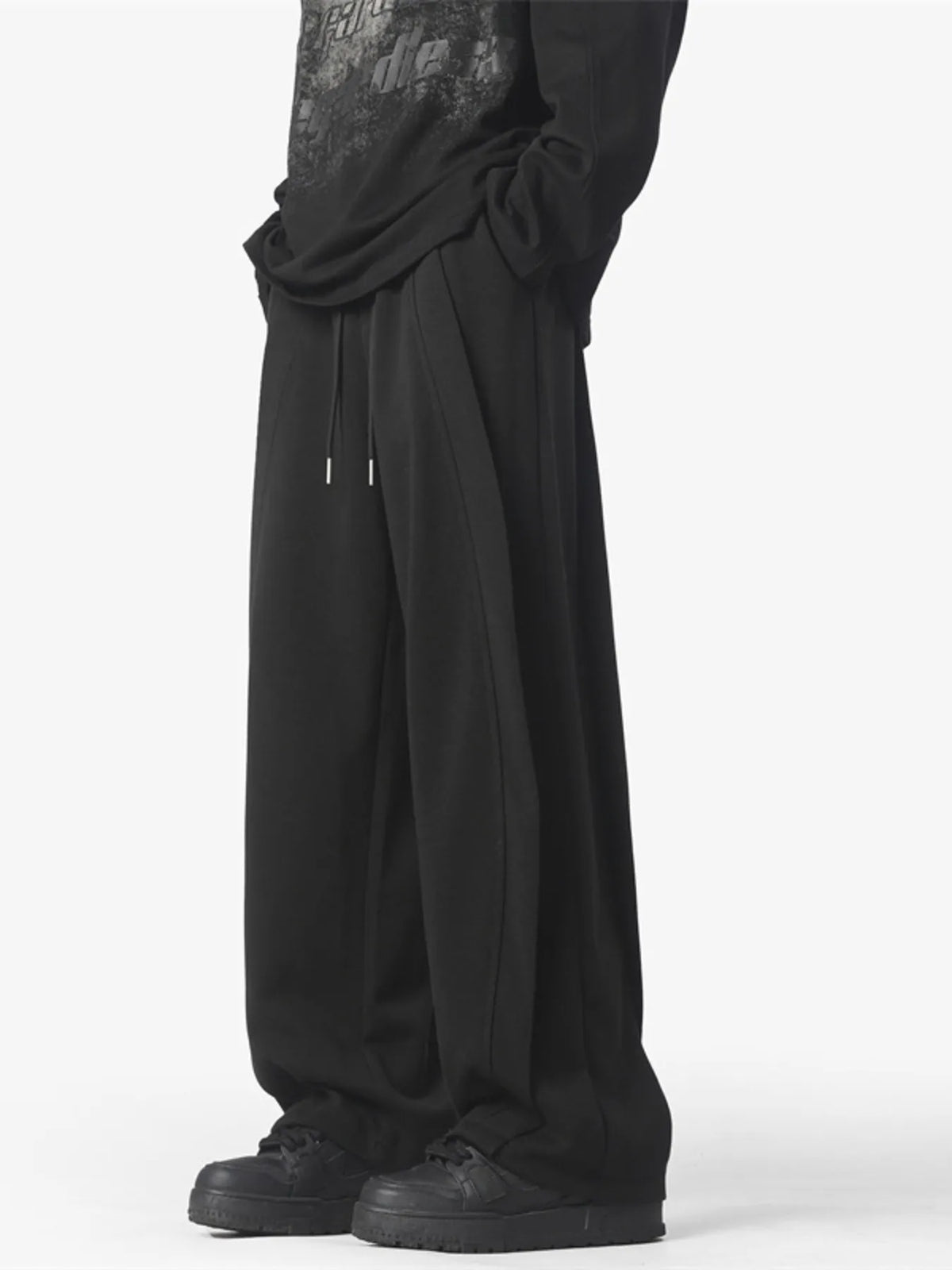 Men's Full Size Loose Fit Drawstring Pants Plus Size