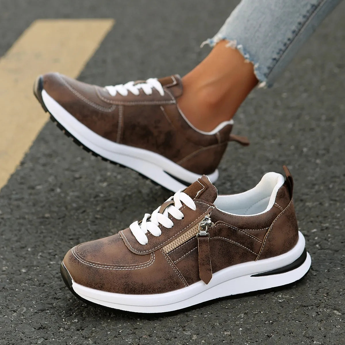 Lace Up Platform Athletic - Lilixa.store