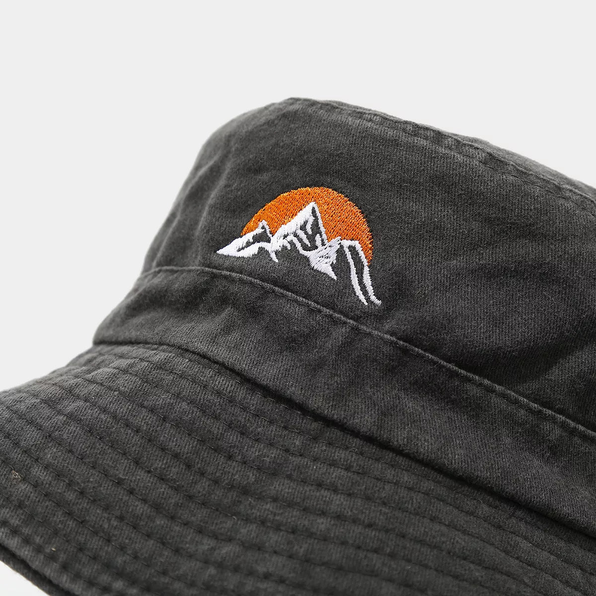 Mountain Embroidery Bucket Hat - Lilixa.store
