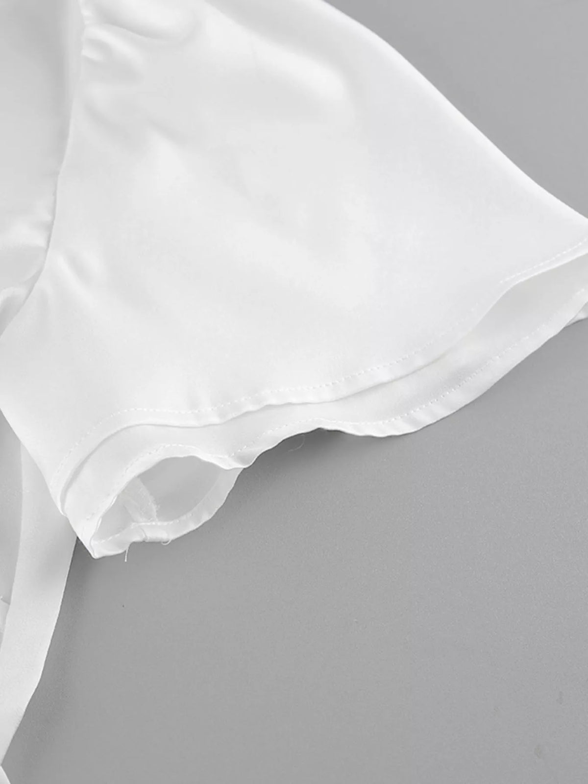 Lace Detail Short Sleeve Top and Skirt Set, view 10