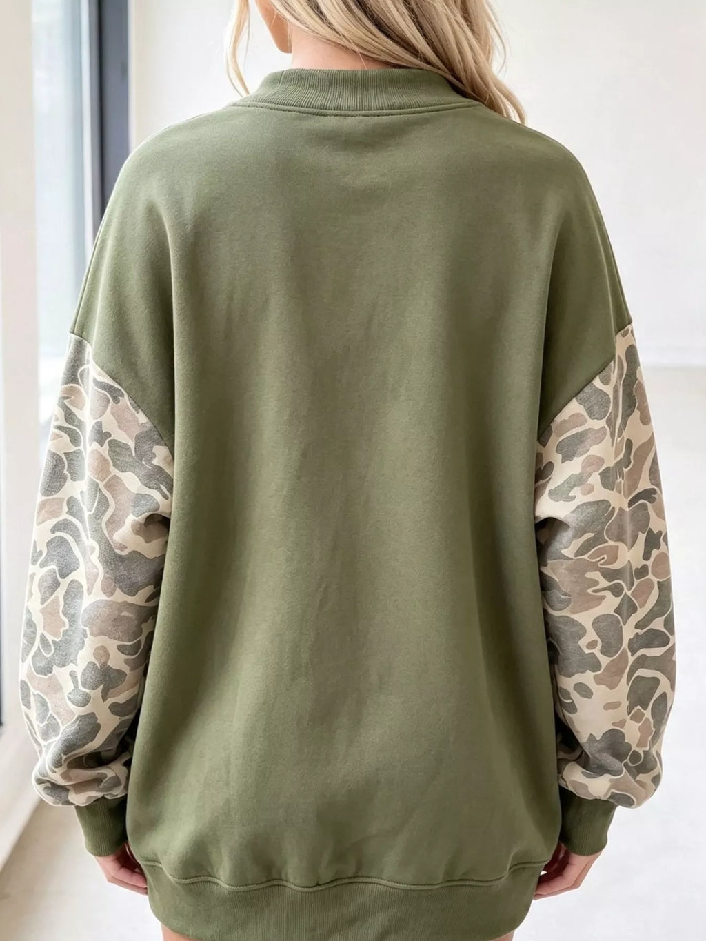 Camouflage Long Sleeve Sweatshirt - Lilixa.store