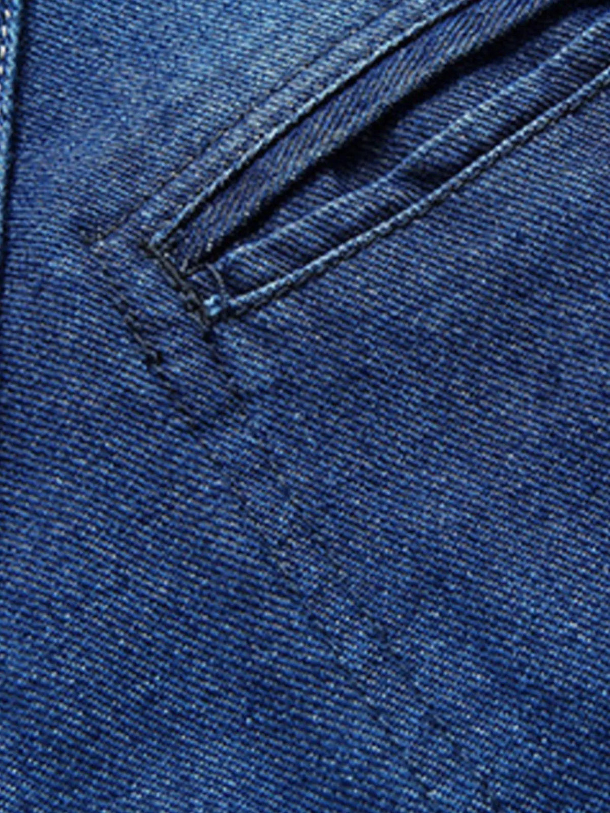 Men's Plus Size Button Up Long Sleeve Denim Blazer - Lilixa.store