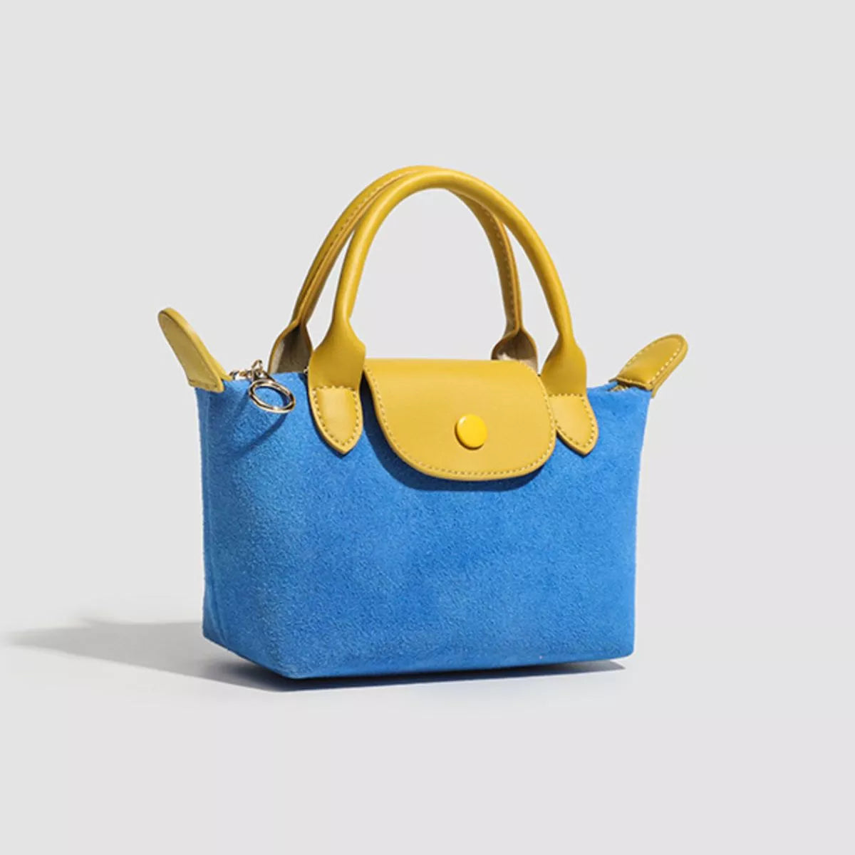 Stylish Two-Tone Suede Crossbody Bag, view 11