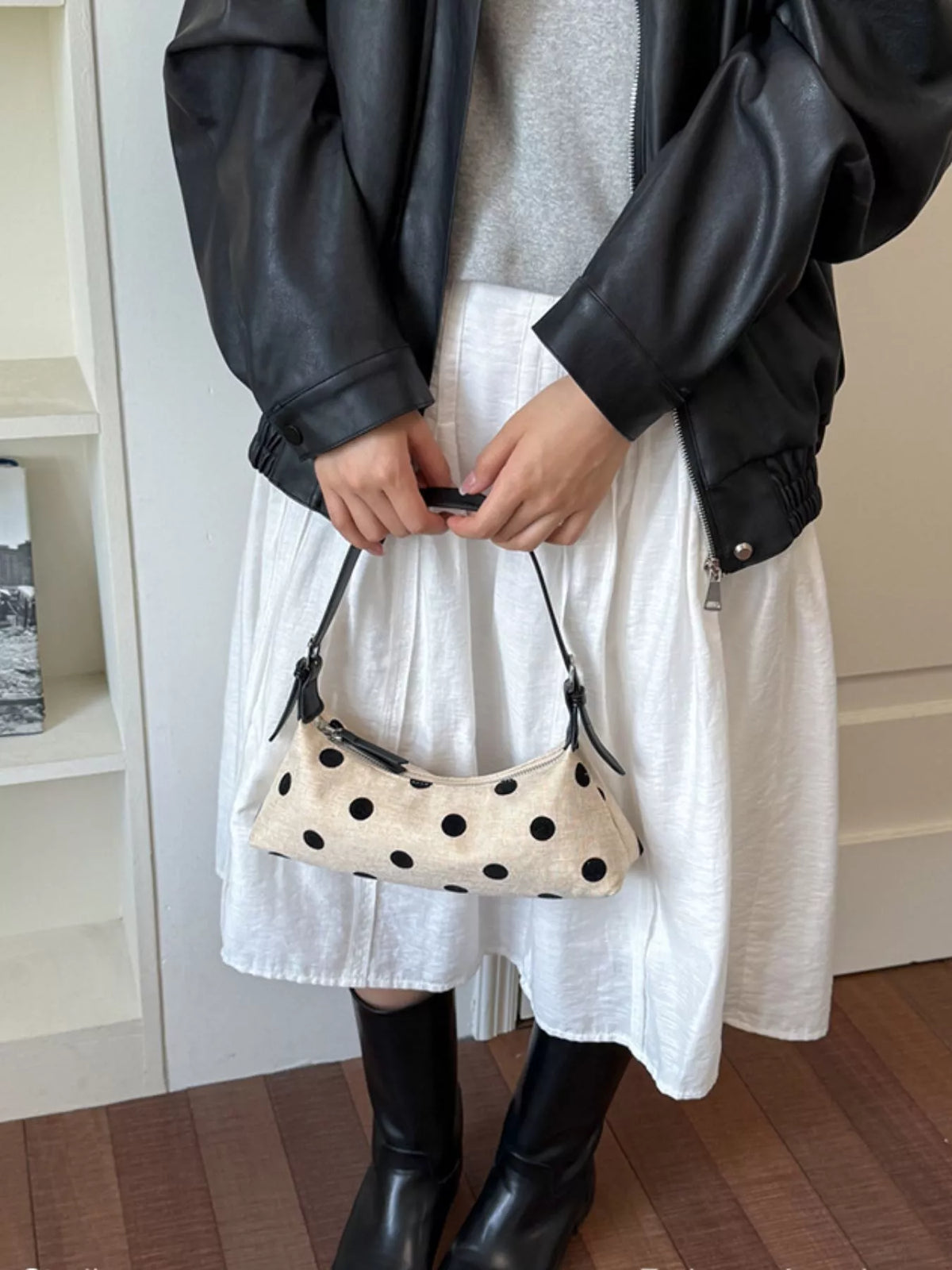 Polka Dot Crossbody Bag