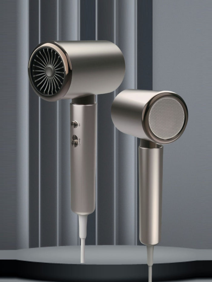 Multiple Heat Settings Household Hair Dryer in Gray
