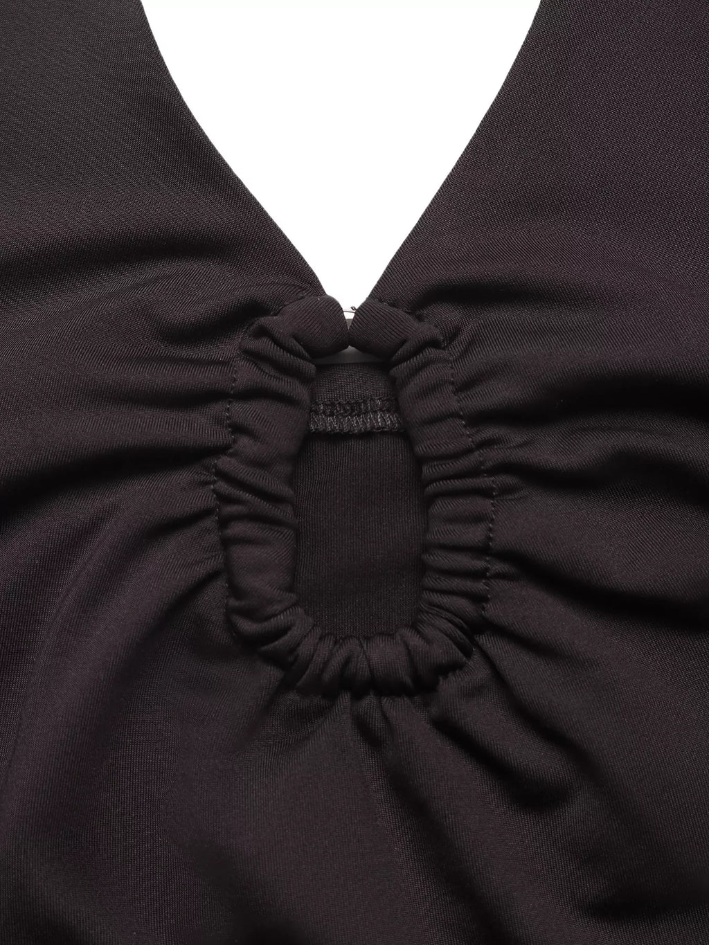 Halter Neck Ruched Bodysuit - Lilixa.store