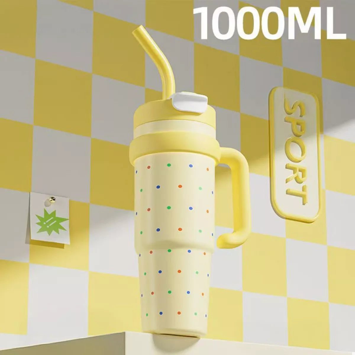 Large Capacity Water Bottle with Straw - Lilixa.store