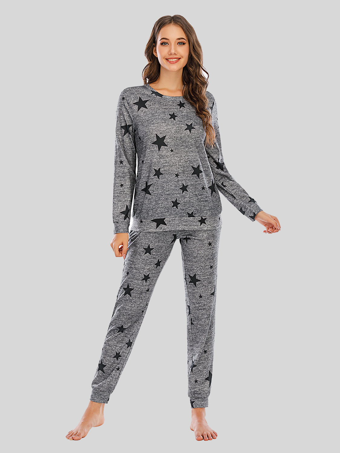 Star Top and Pants Lounge Set - Lilixa.store
