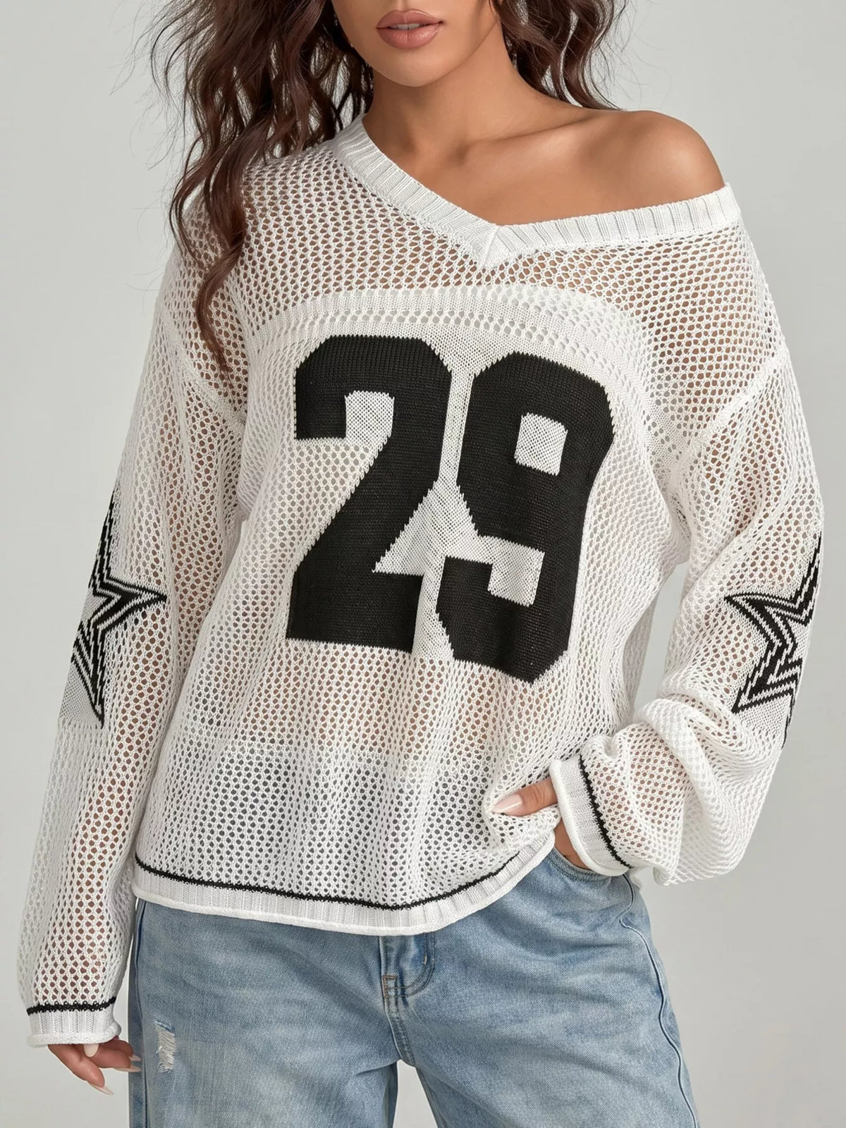 Number 29 Openwork Knit Cover Up