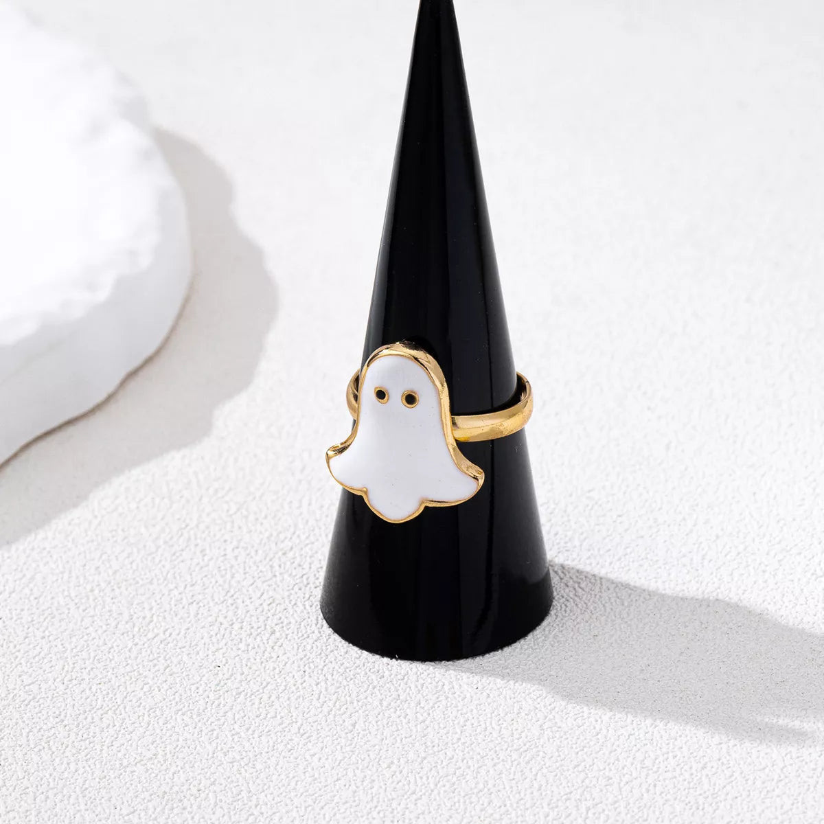 Halloween Ghost 18K Gold-Plated Ring - Lilixa.store