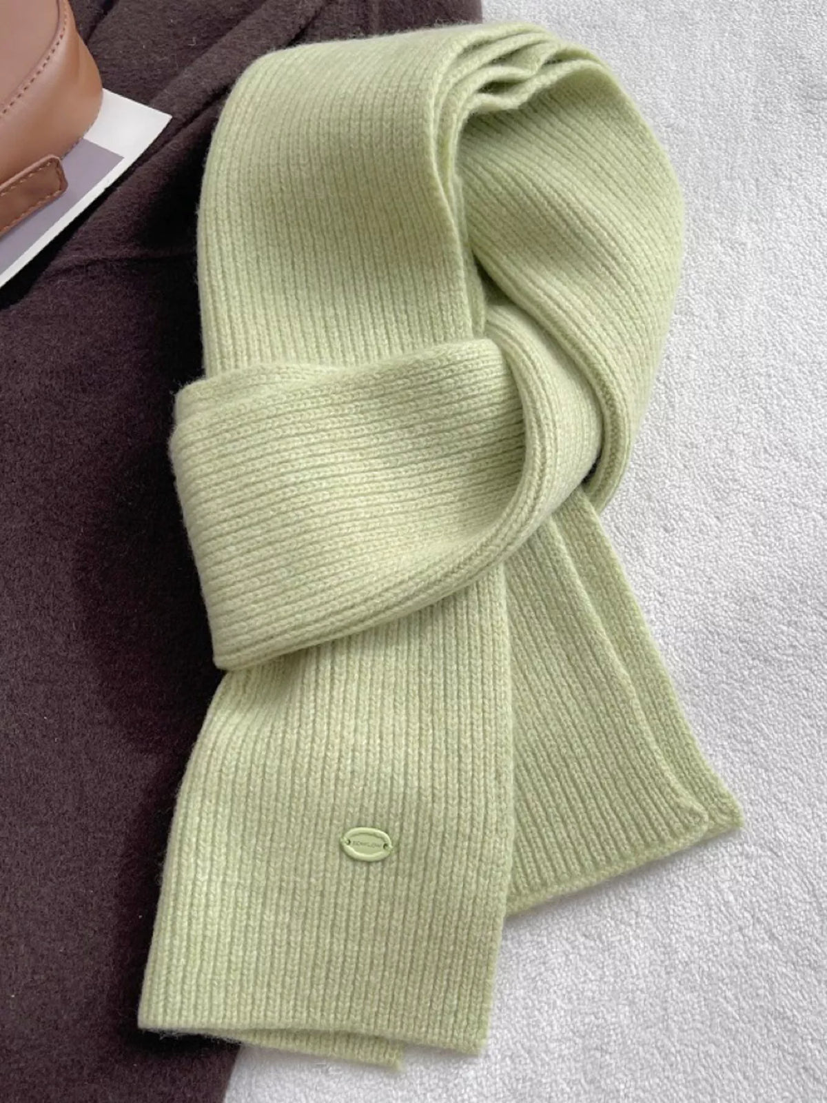 Pure Wool Soft Knit Scarf - Lilixa.store