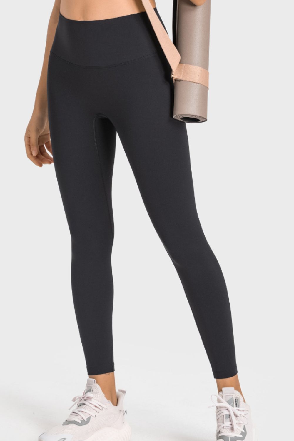 Millennia High-Rise Wide Waistband Yoga Leggings - Lilixa.store