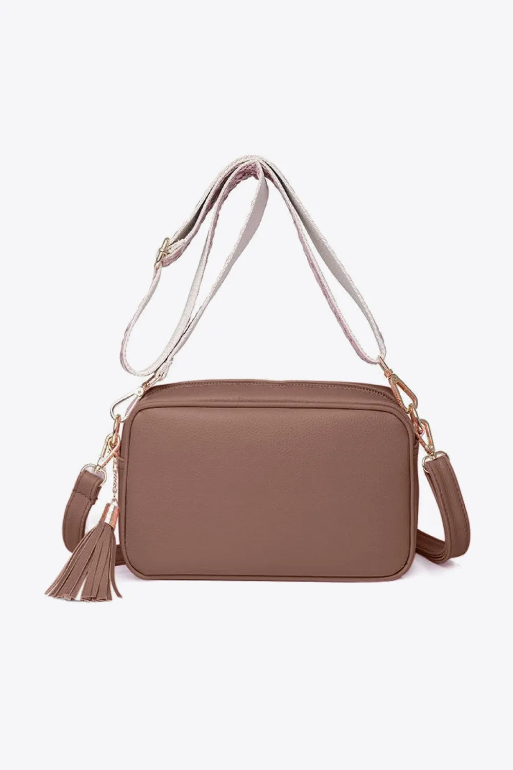 PU Leather Tassel Crossbody Bag - Lilixa.store
