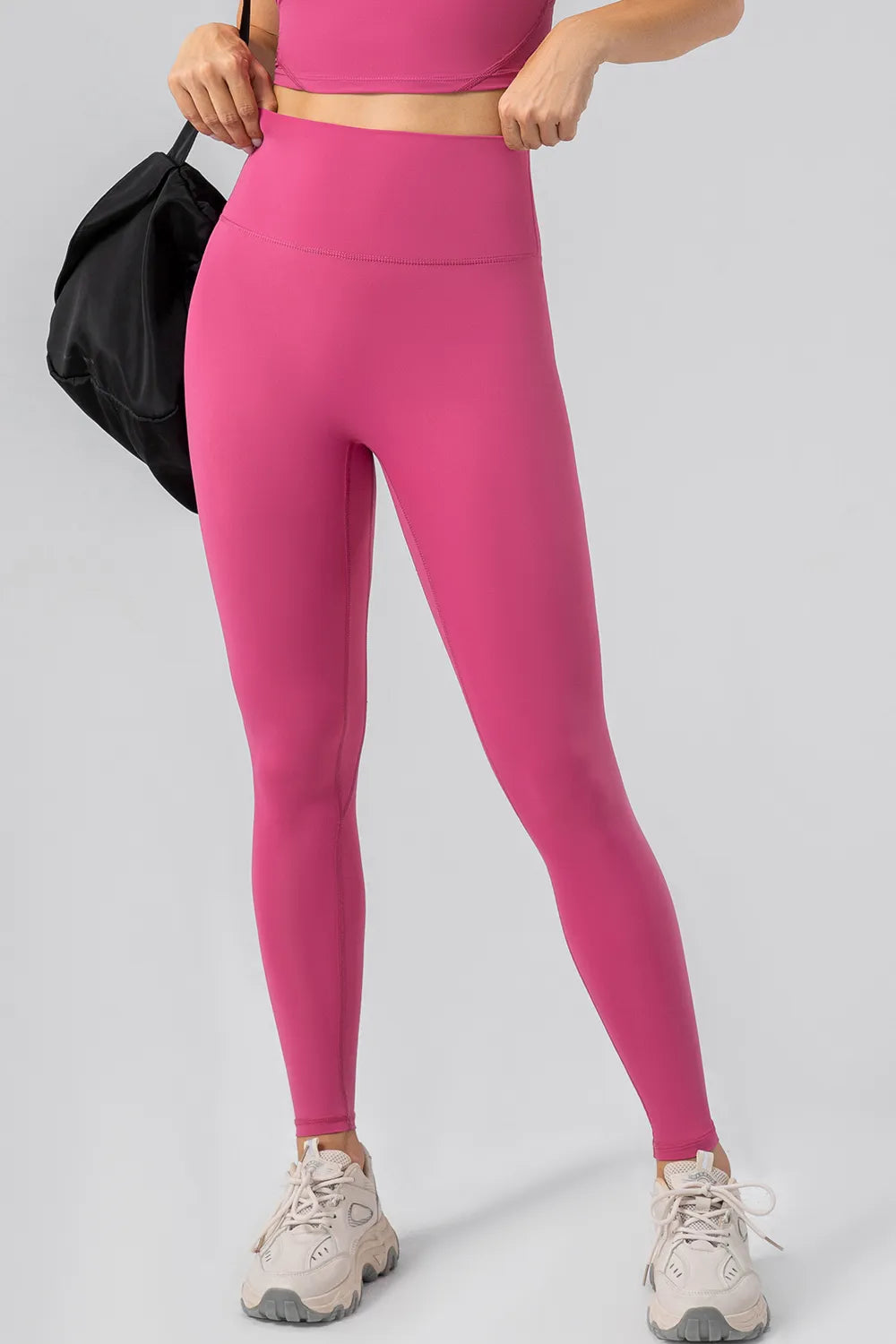 High Waist Wide Waistband Active Leggings - Lilixa.store