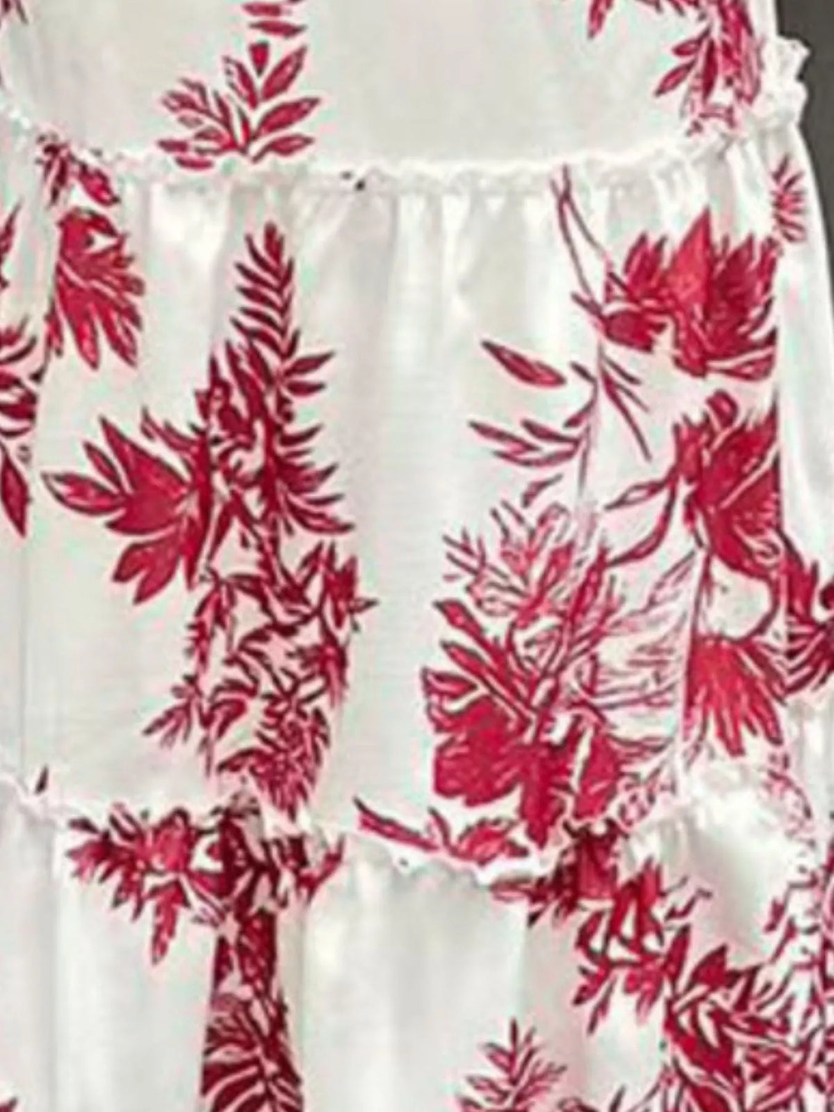 Printed Button Front Maxi Dress