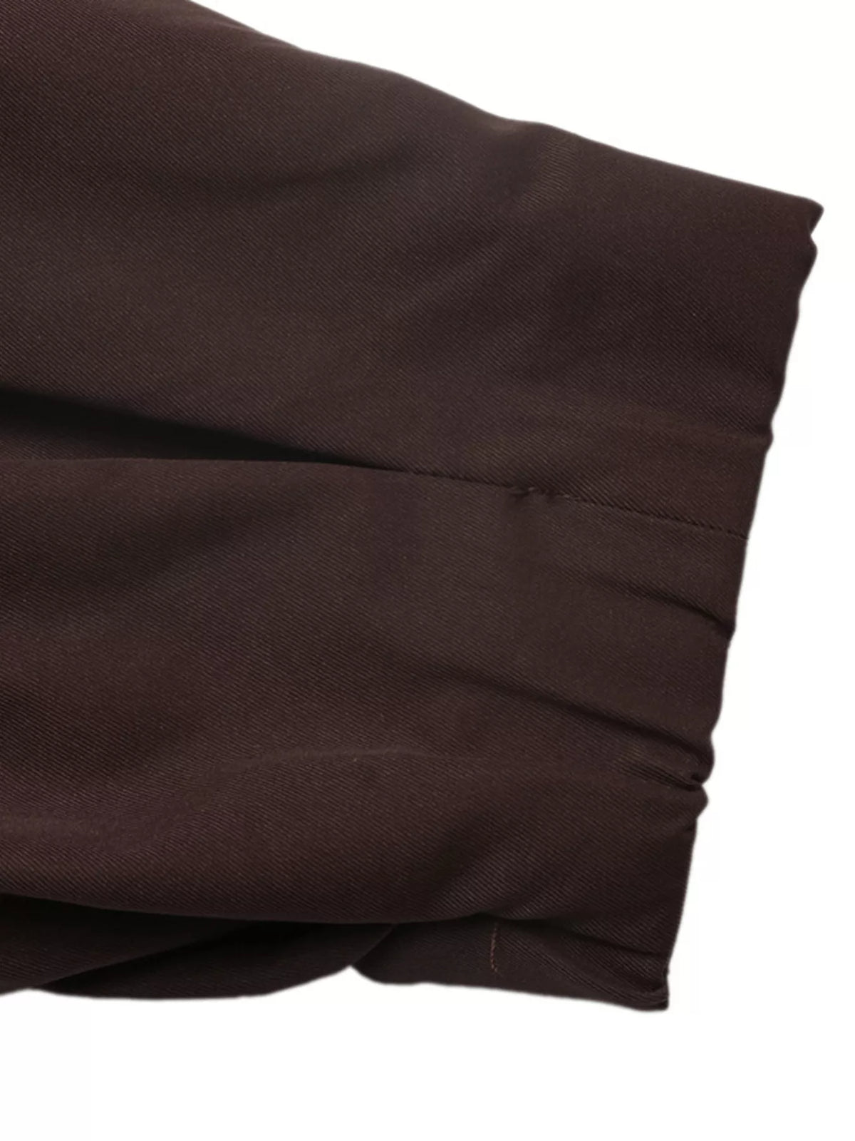 Zip Up Dropped Shoulder Jacket in Coffee Brown, view 9