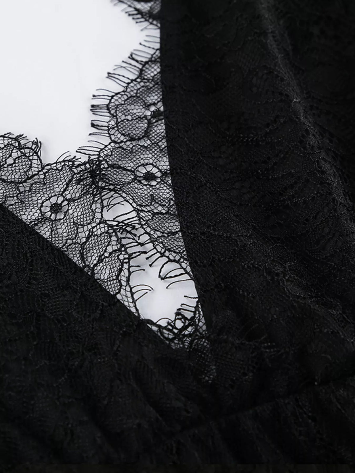 Lace V-Neck Sleeveless Maxi Dress - Lilixa.store