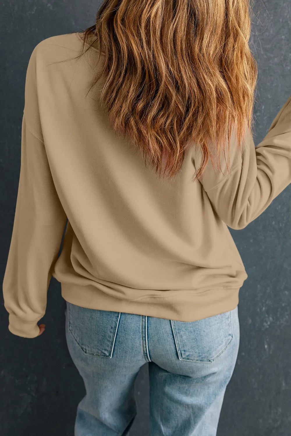 Pumpkin & Flower Graphic Long Sleeve Sweatshirt - Lilixa.store