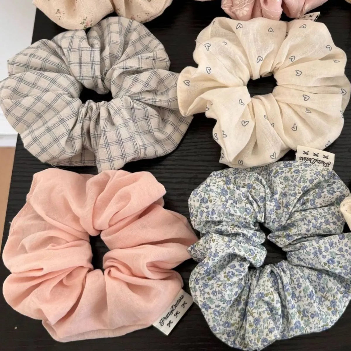 6-Piece Hair Scrunchie Set - Lilixa.store