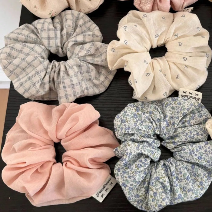 6-Piece Hair Scrunchie Set - Lilixa.store