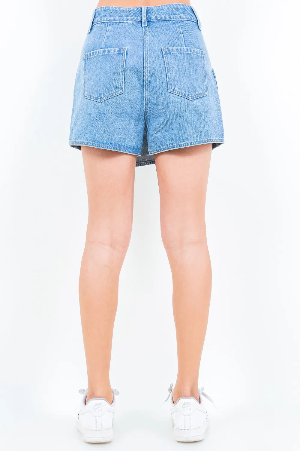 American Bazi Cargo Pocket Denim Skort - Lilixa.store