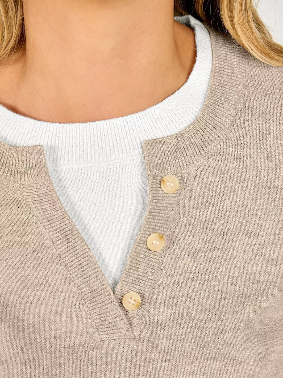 Long Sleeve Dropped Shoulder Sweater