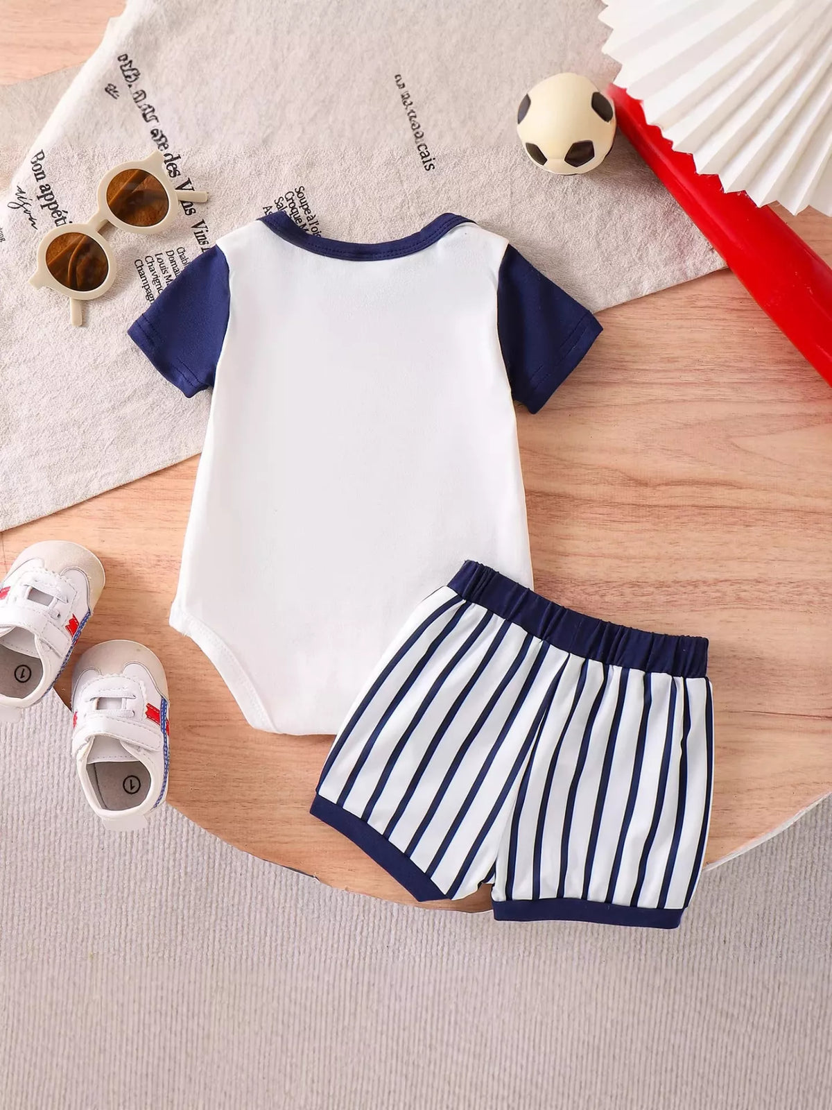 Children's My First Baseball Season Bodysuit and Shorts Set - Lilixa.store