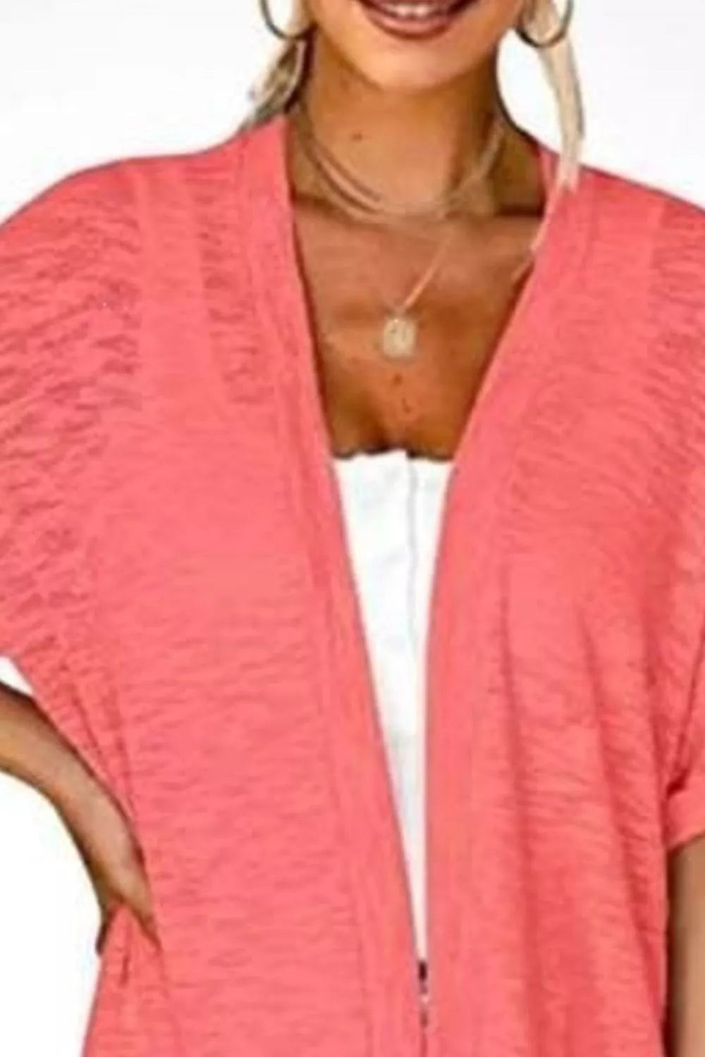 Side Sit Open Front Cardigan - Lilixa.store