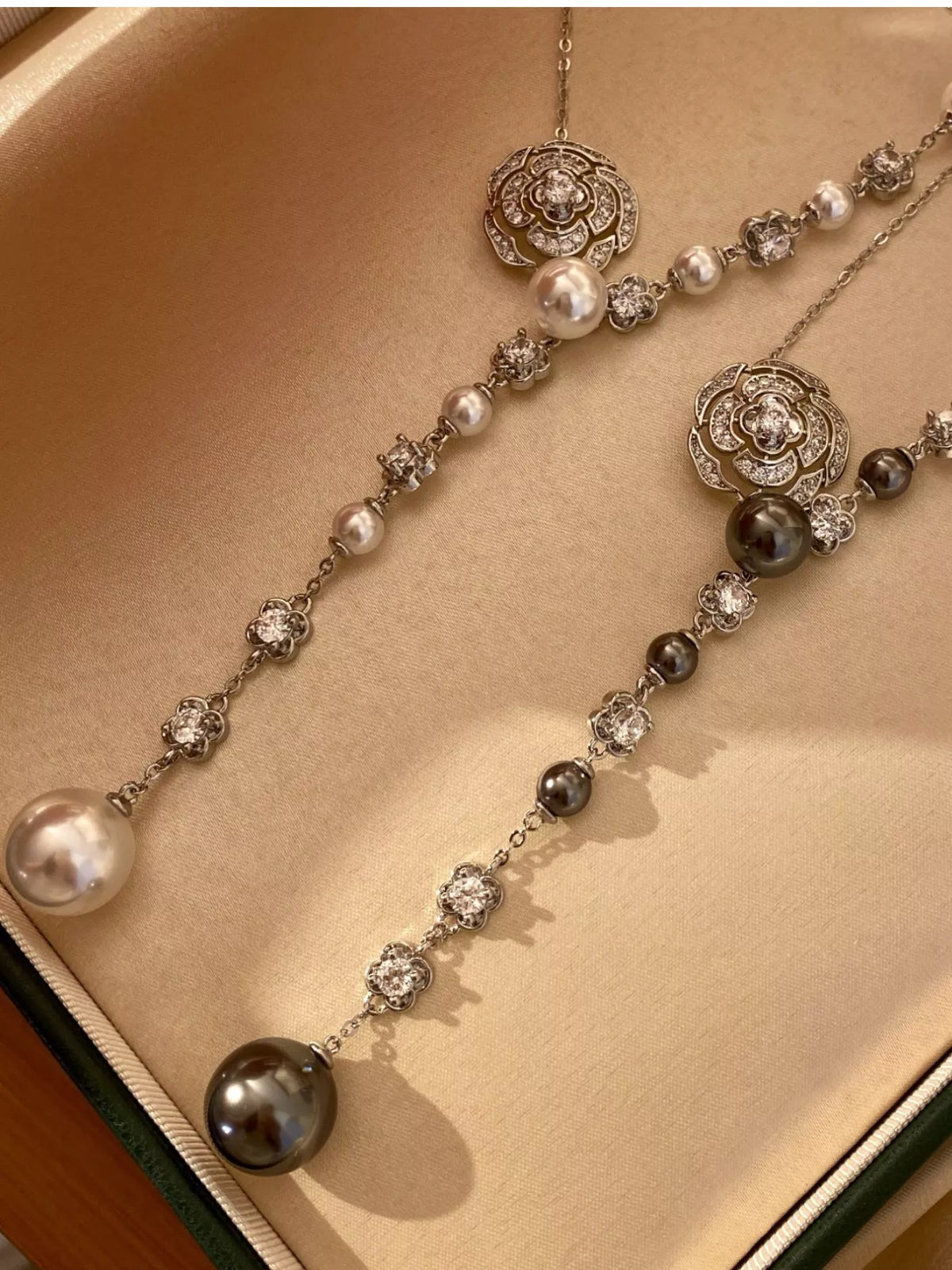 Pearl Flower Y-Necklace - Lilixa.store