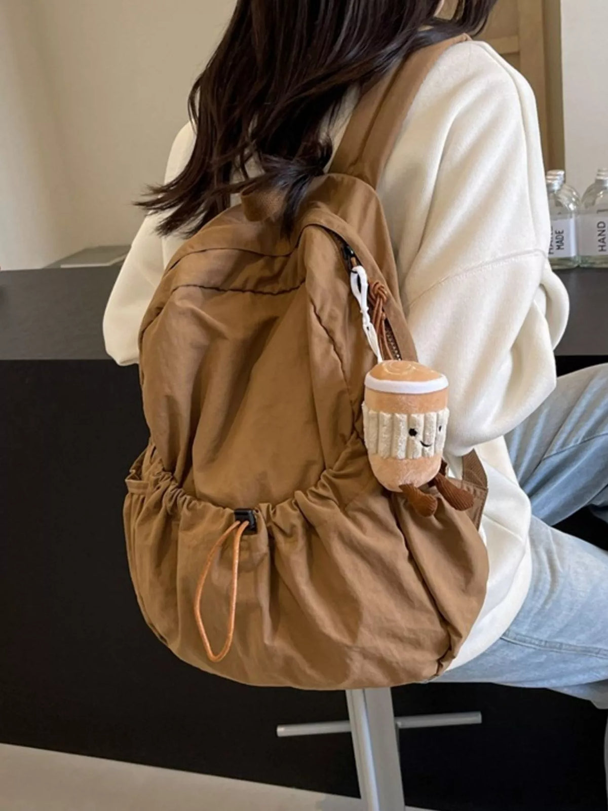 Casual Lightweight Drawstring Backpack Bag - Lilixa.store