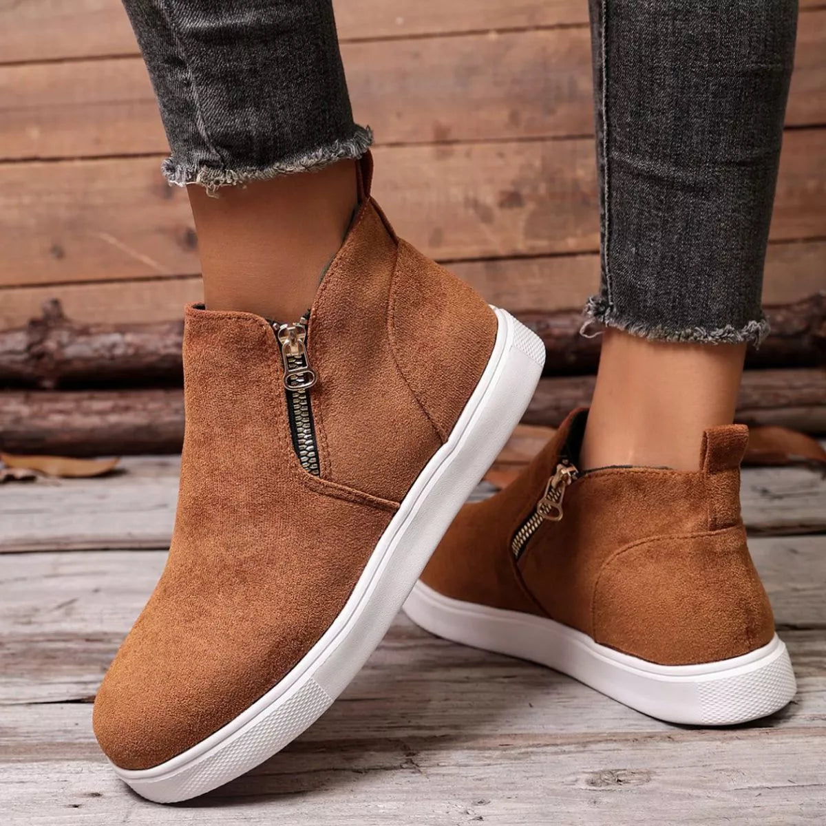 Round Toe Flats Loafers - Lilixa.store