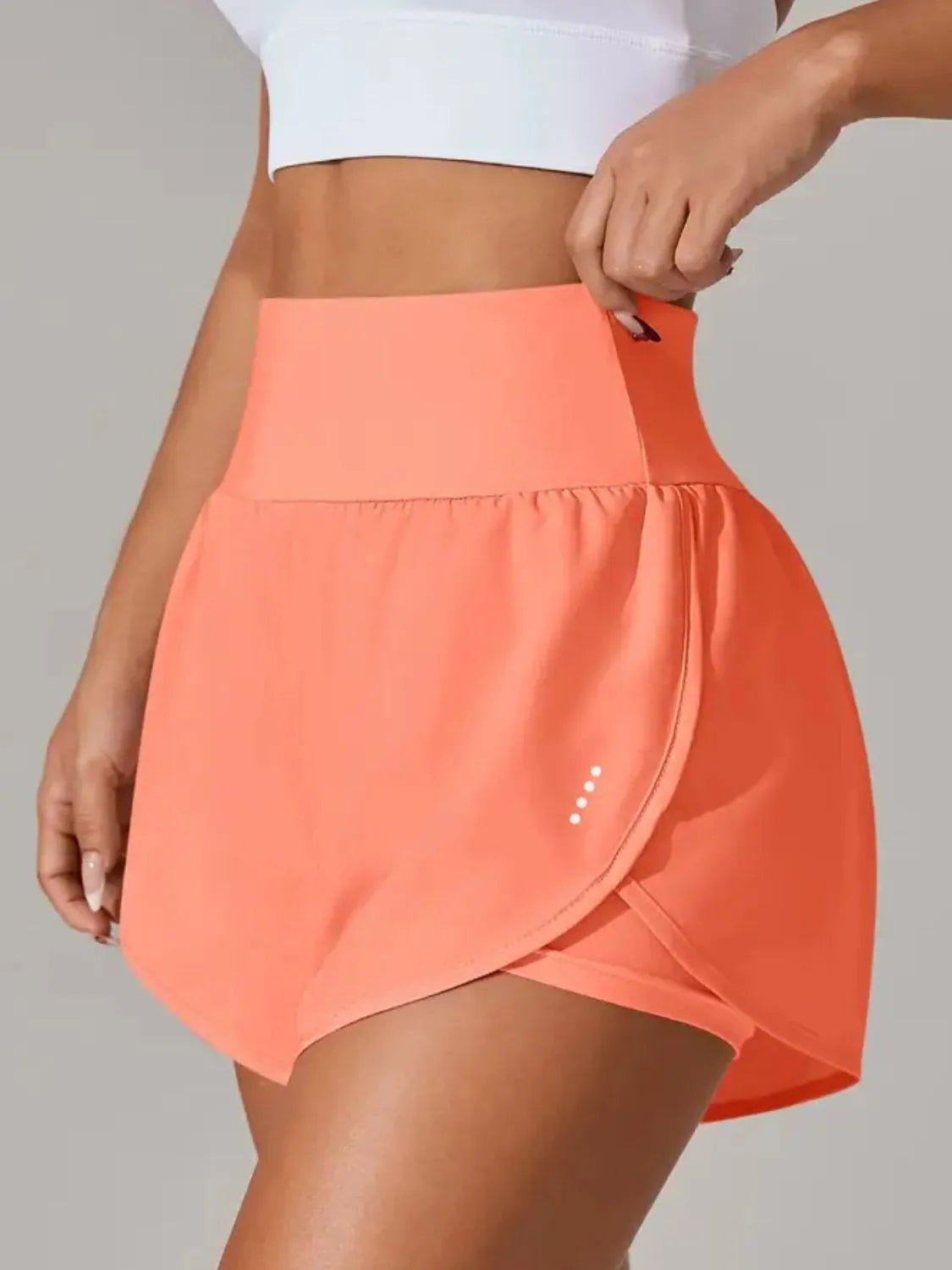 Pocketed High Waist Active Shorts - Lilixa.store