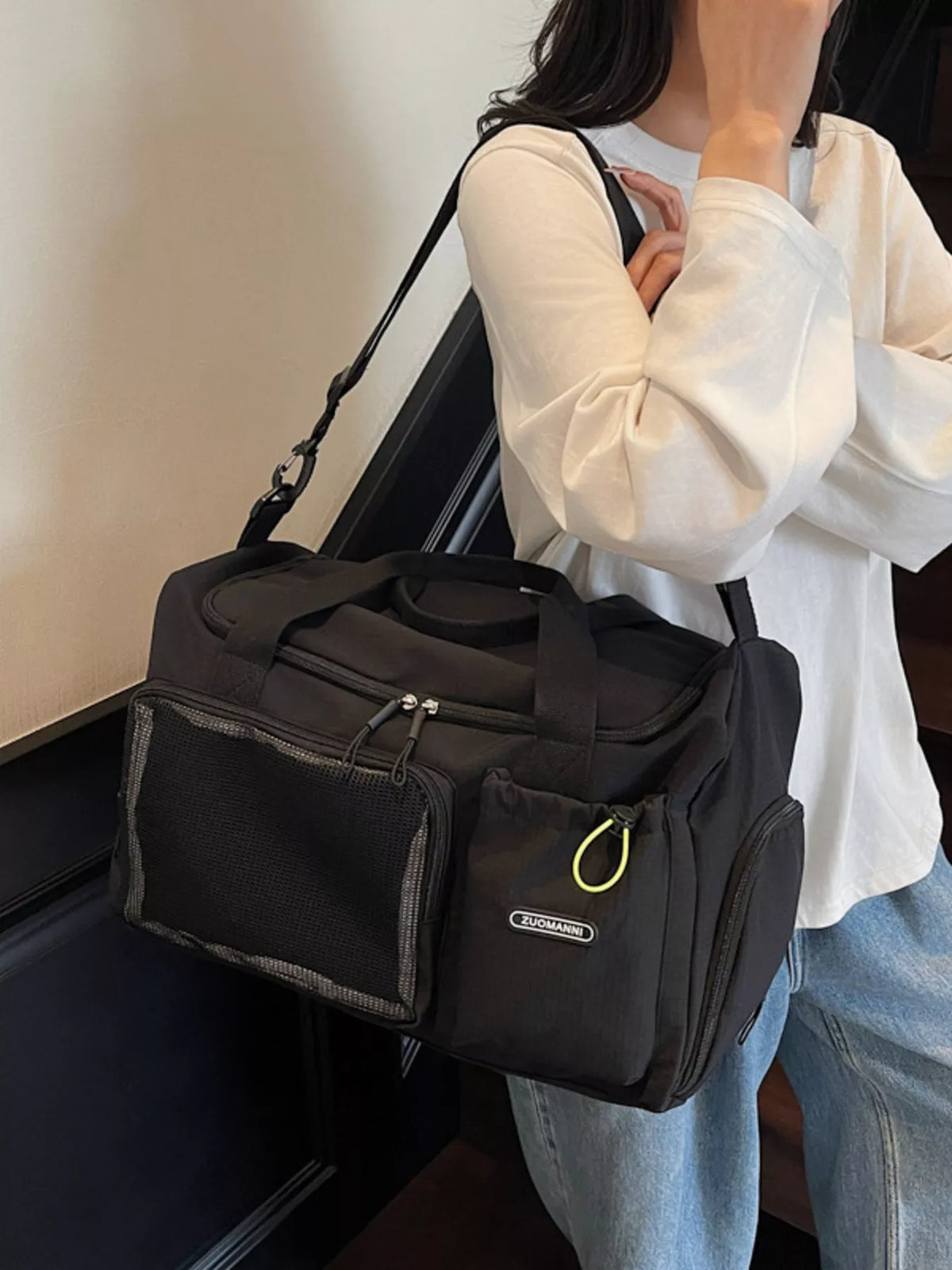 Drawstring Multi Pockets Travel Bag - Lilixa.store