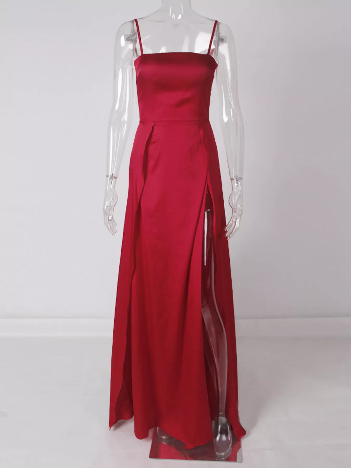 Spaghetti Strap High-Slit Maxi Dress - Lilixa.store