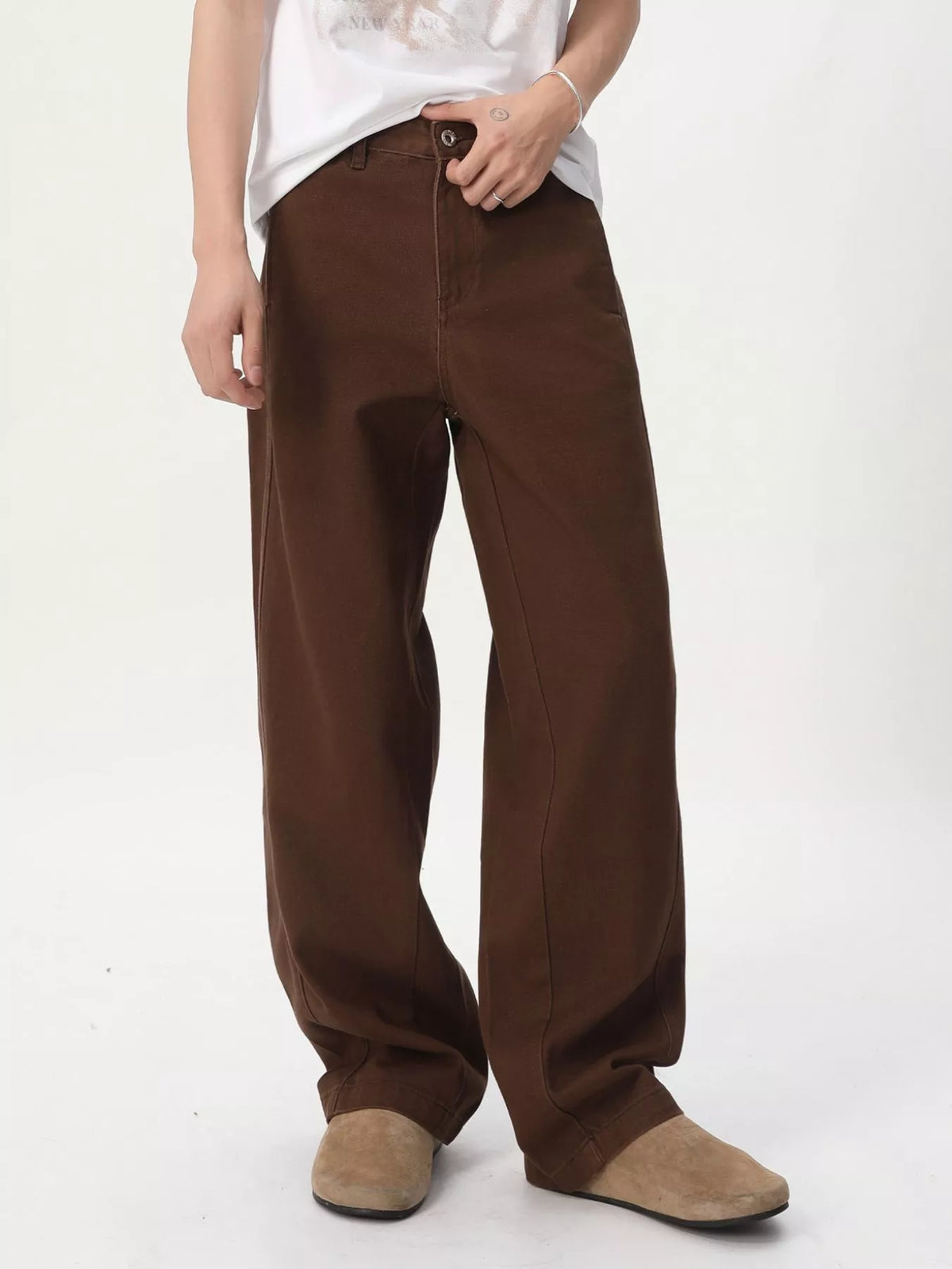 Men's Vintage Wide Leg Jeans - Lilixa.store