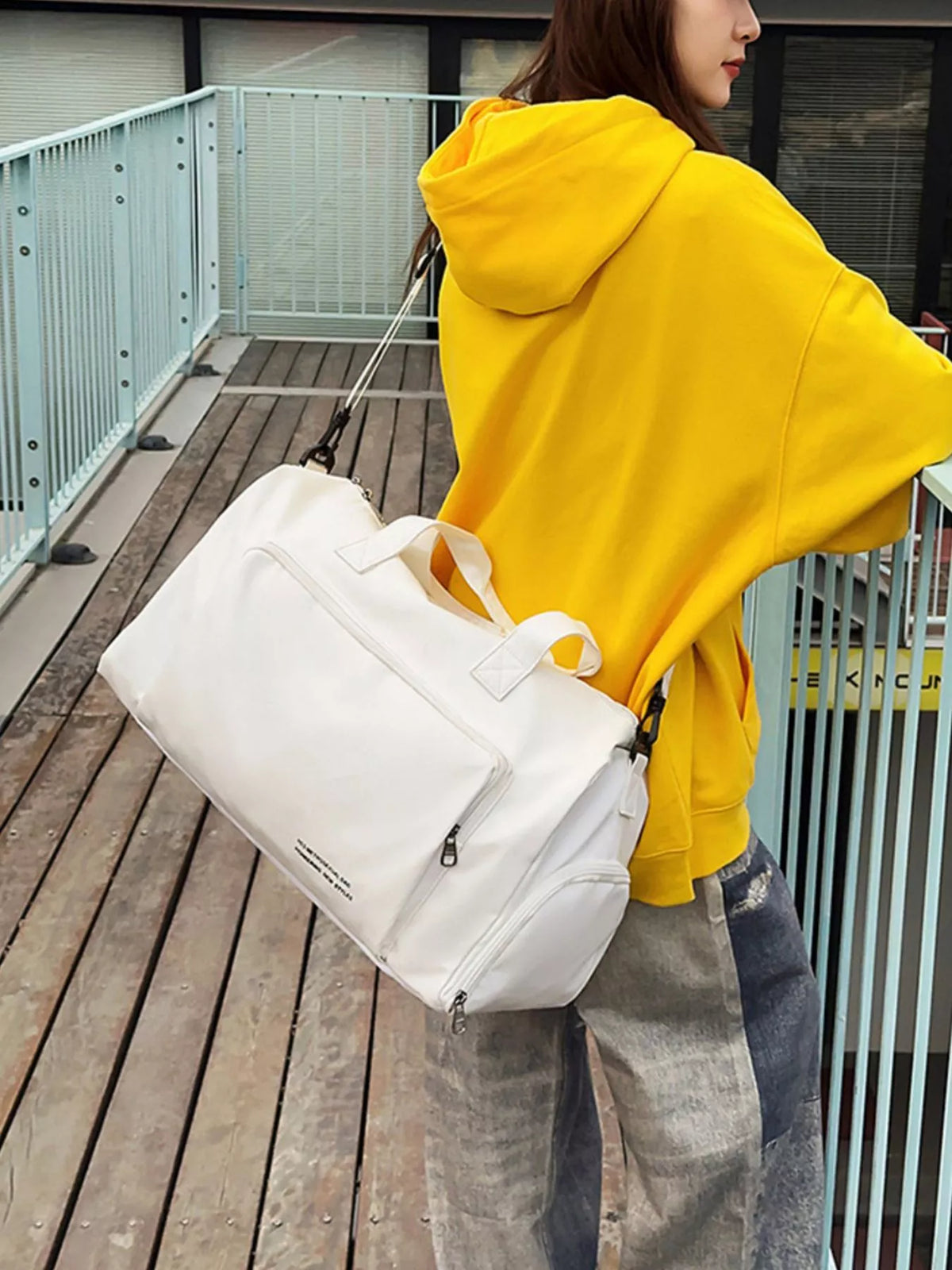 Large Capacity Canvas Travel Bag - Lilixa.store