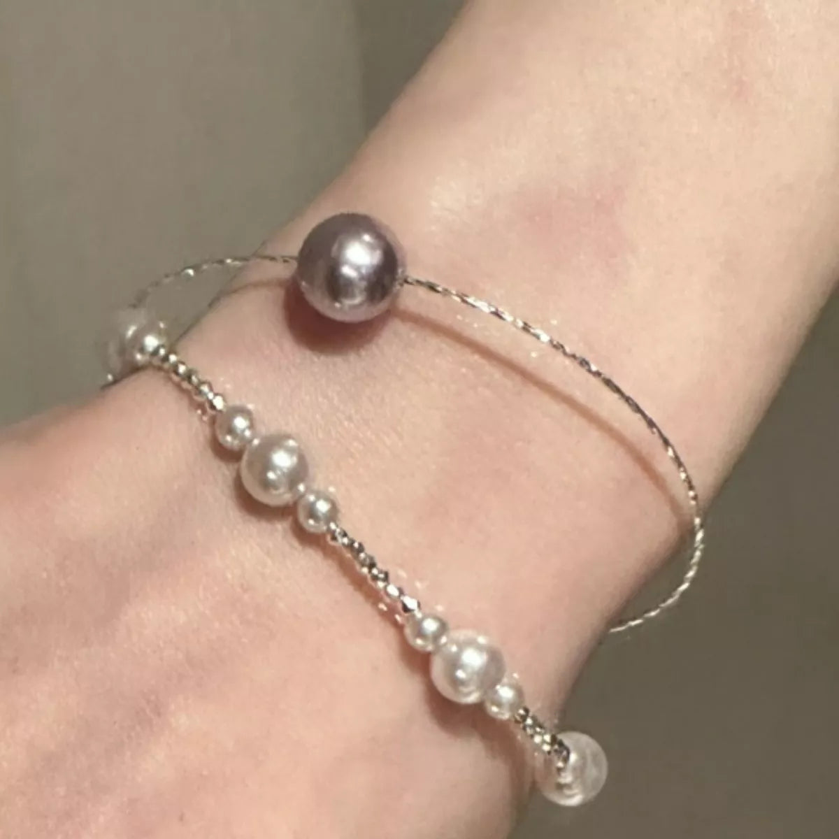 Pearl Bangle Bracelet - Lilixa.store