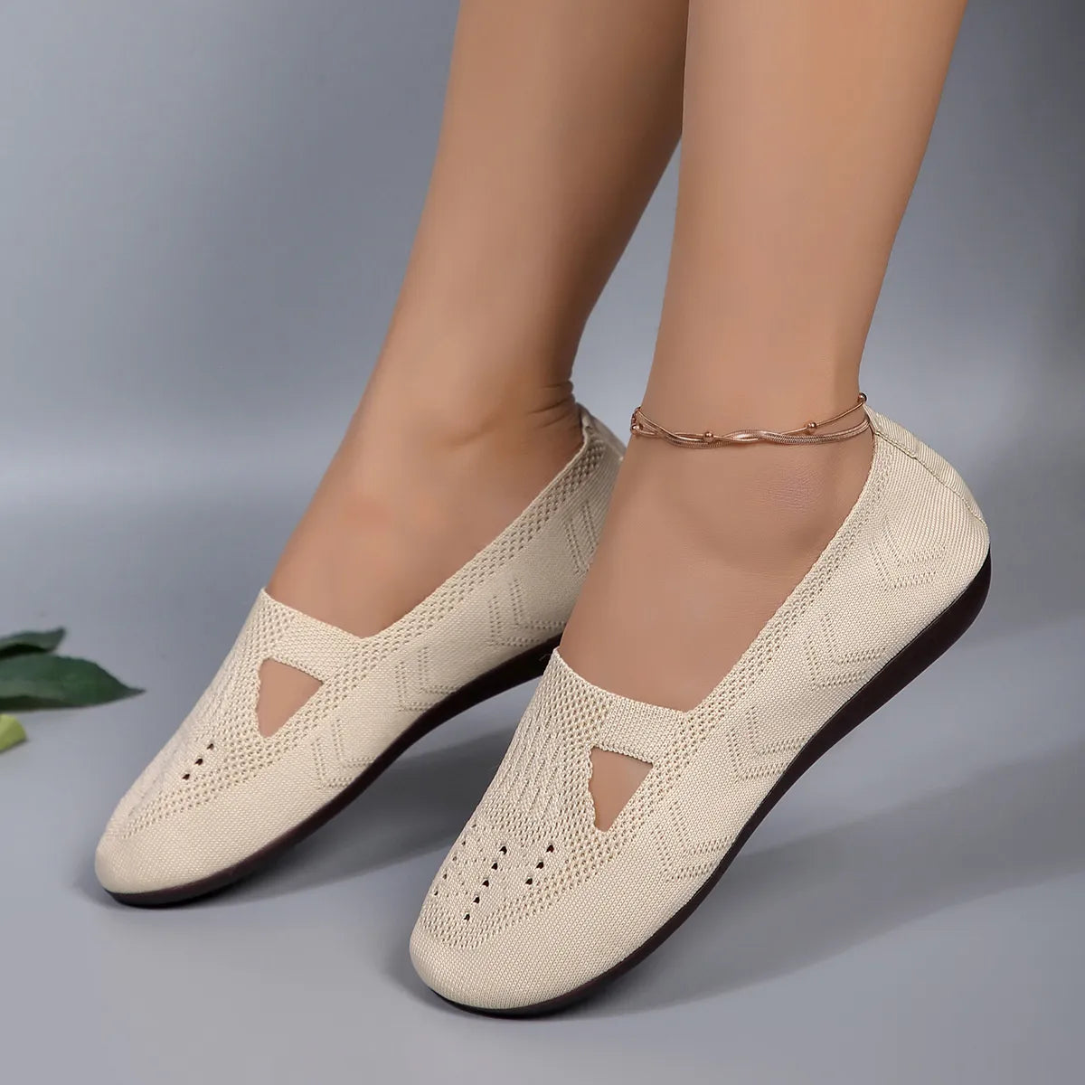 Cutout Mesh Slip Ons, view 4