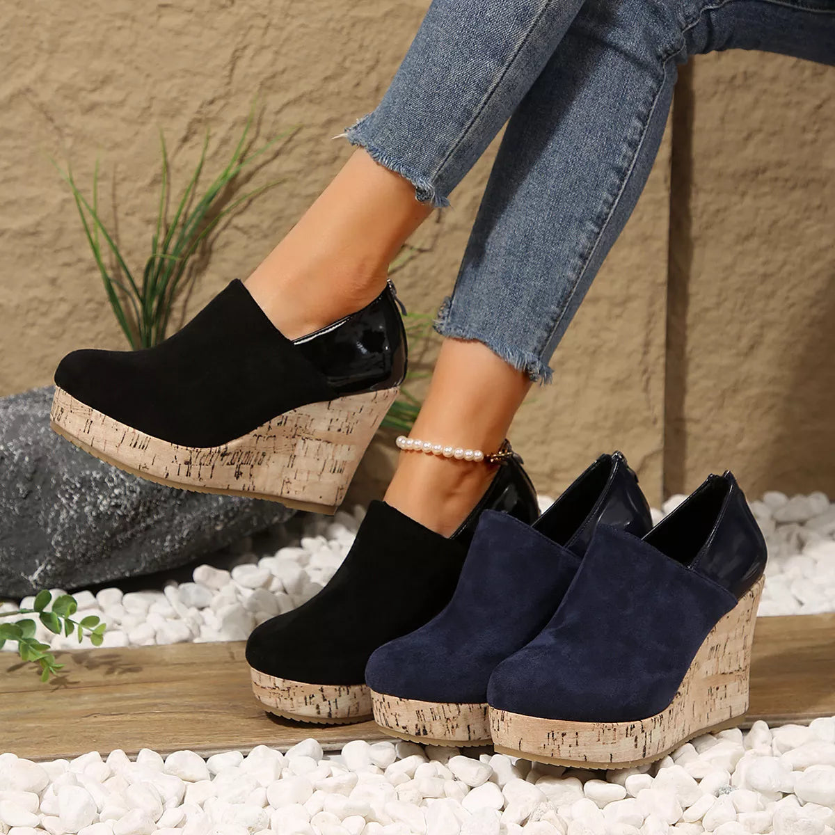 Round Toe Slip-Ons - Lilixa.store