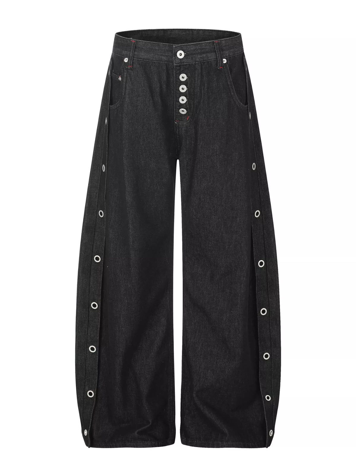Men's High-Waisted Wide-Leg Jeans - Lilixa.store