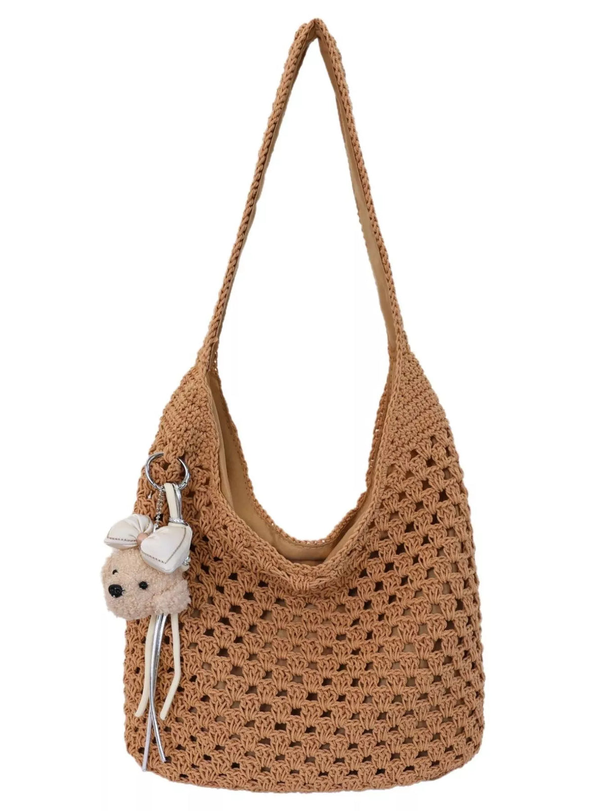 Crochet Knit Shoulder Bag - Lilixa.store