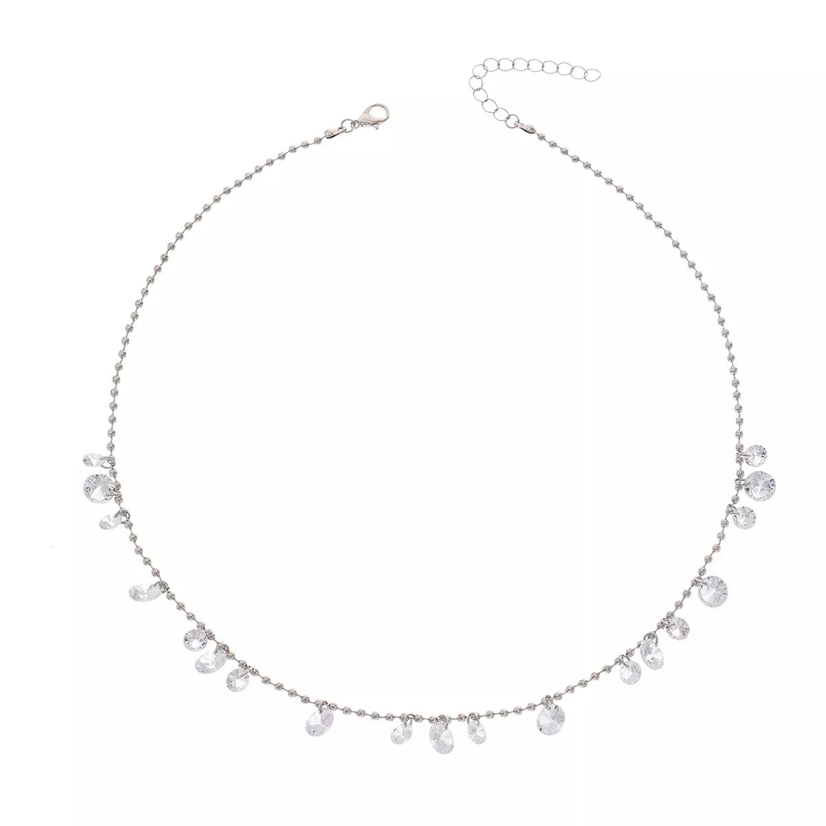Sparkling Zircon Drop Necklace - Lilixa.store
